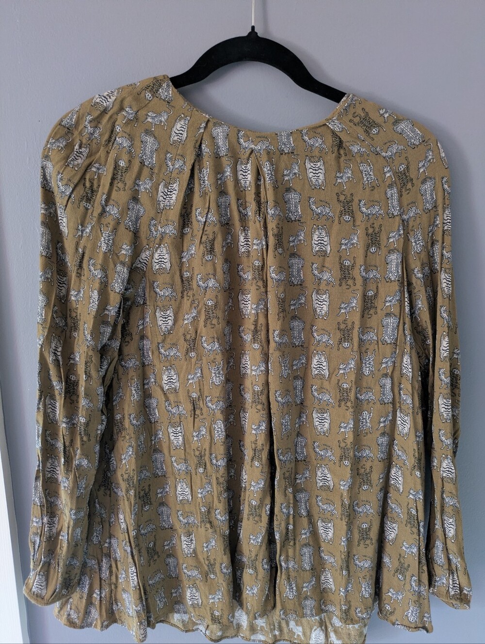 & Other Stories Animal Print Top 6